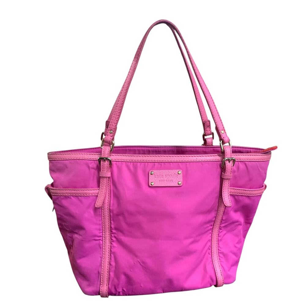 Kate Spade Nylon‎ and Leather Hot Pink Tote